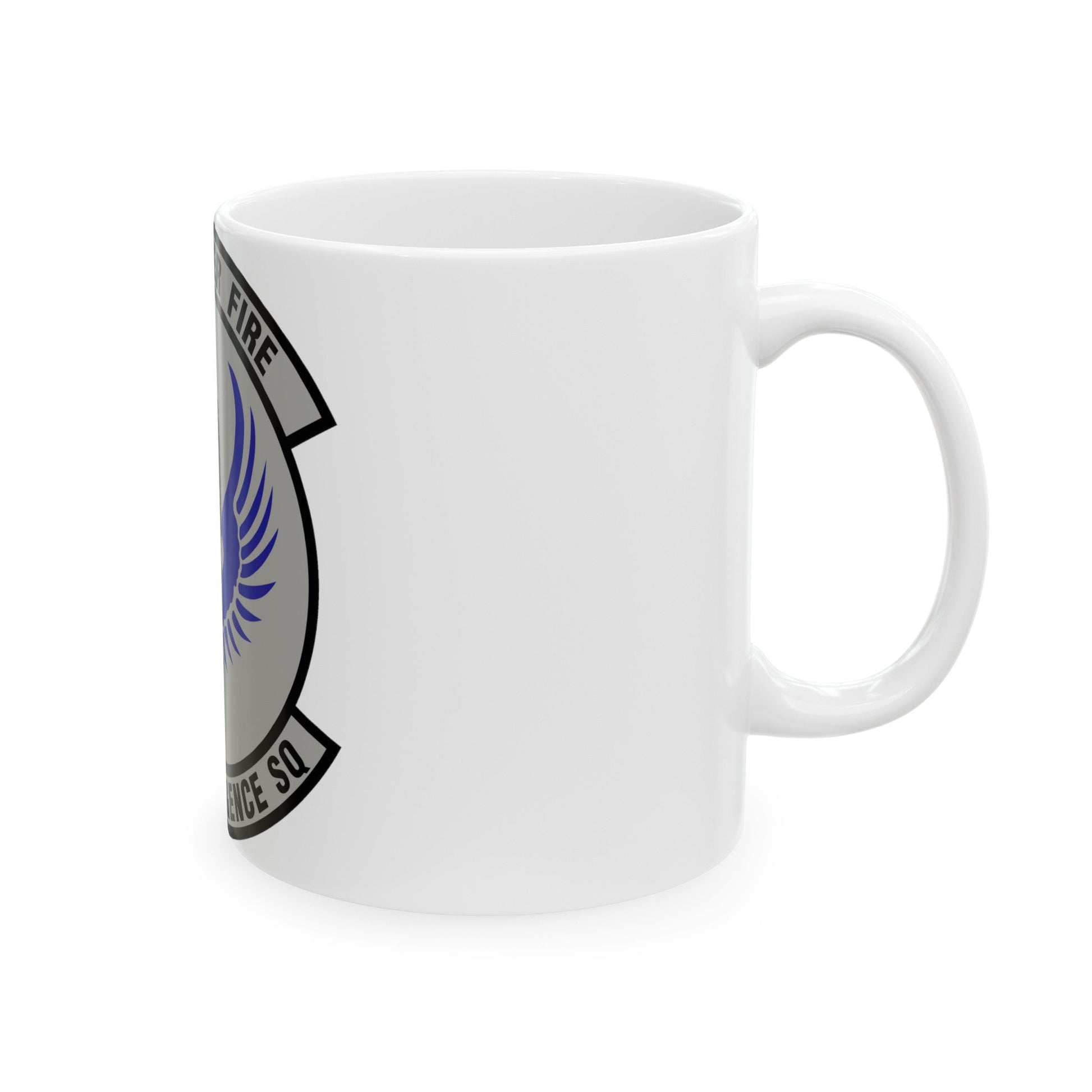 25 Intelligence Squadron AFISRA (U.S. Air Force) White Coffee Mug-The Sticker Space