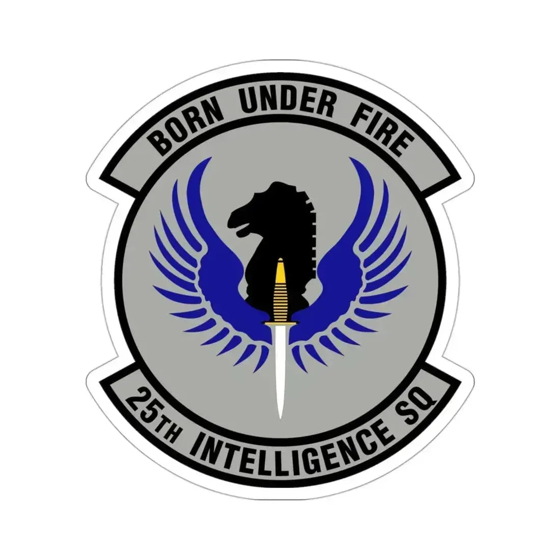 25 Intelligence Squadron AFISRA (U.S. Air Force) STICKER Vinyl Die-Cut Decal 3 Inch - The Sticker Space