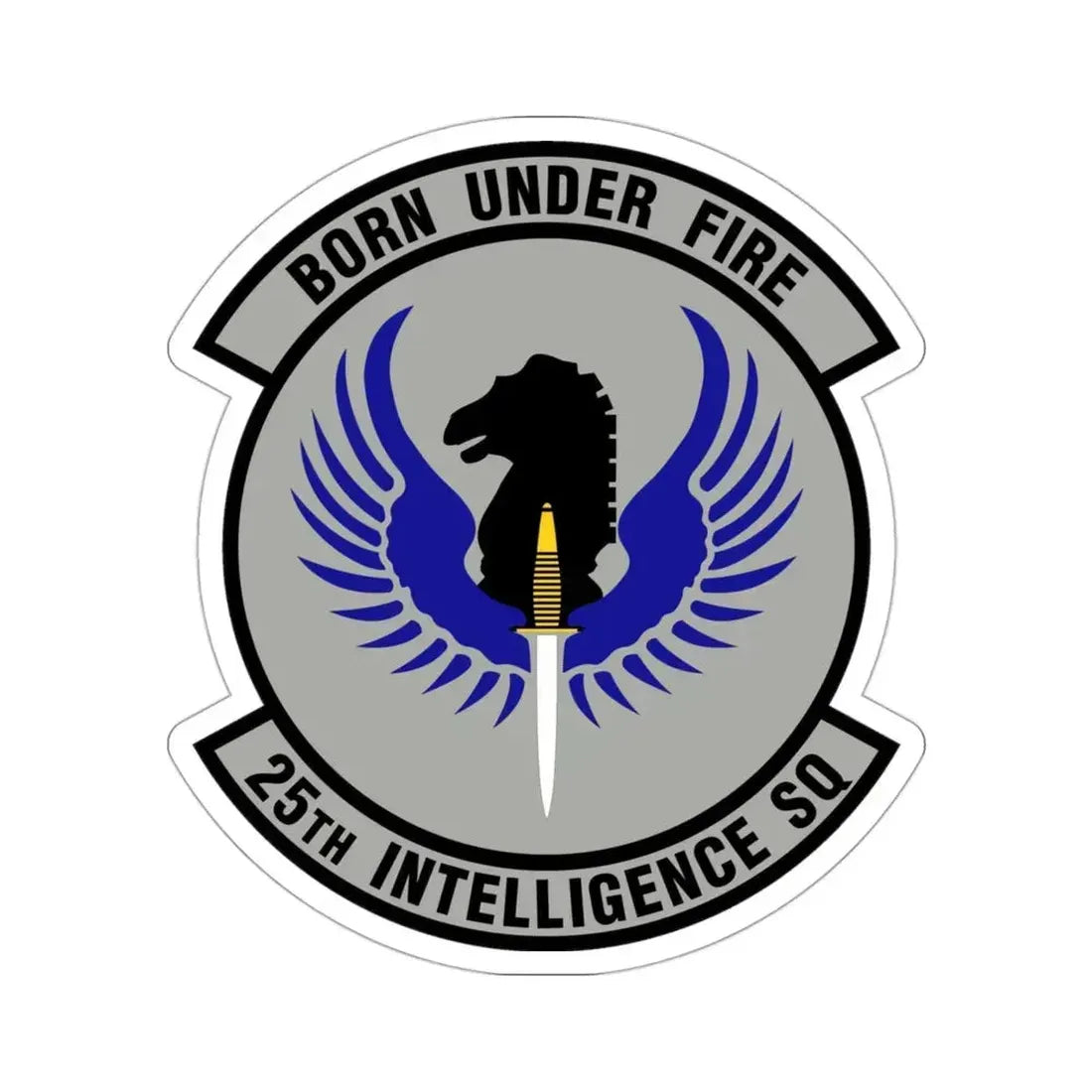 25 Intelligence Squadron AFISRA (U.S. Air Force) STICKER Vinyl Die-Cut Decal 3 Inch - The Sticker Space