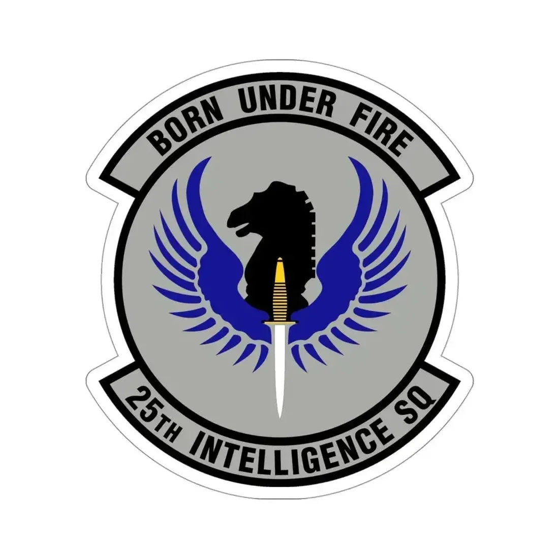 25 Intelligence Squadron AFISRA (U.S. Air Force) STICKER Vinyl Die-Cut Decal 4 Inch - The Sticker Space