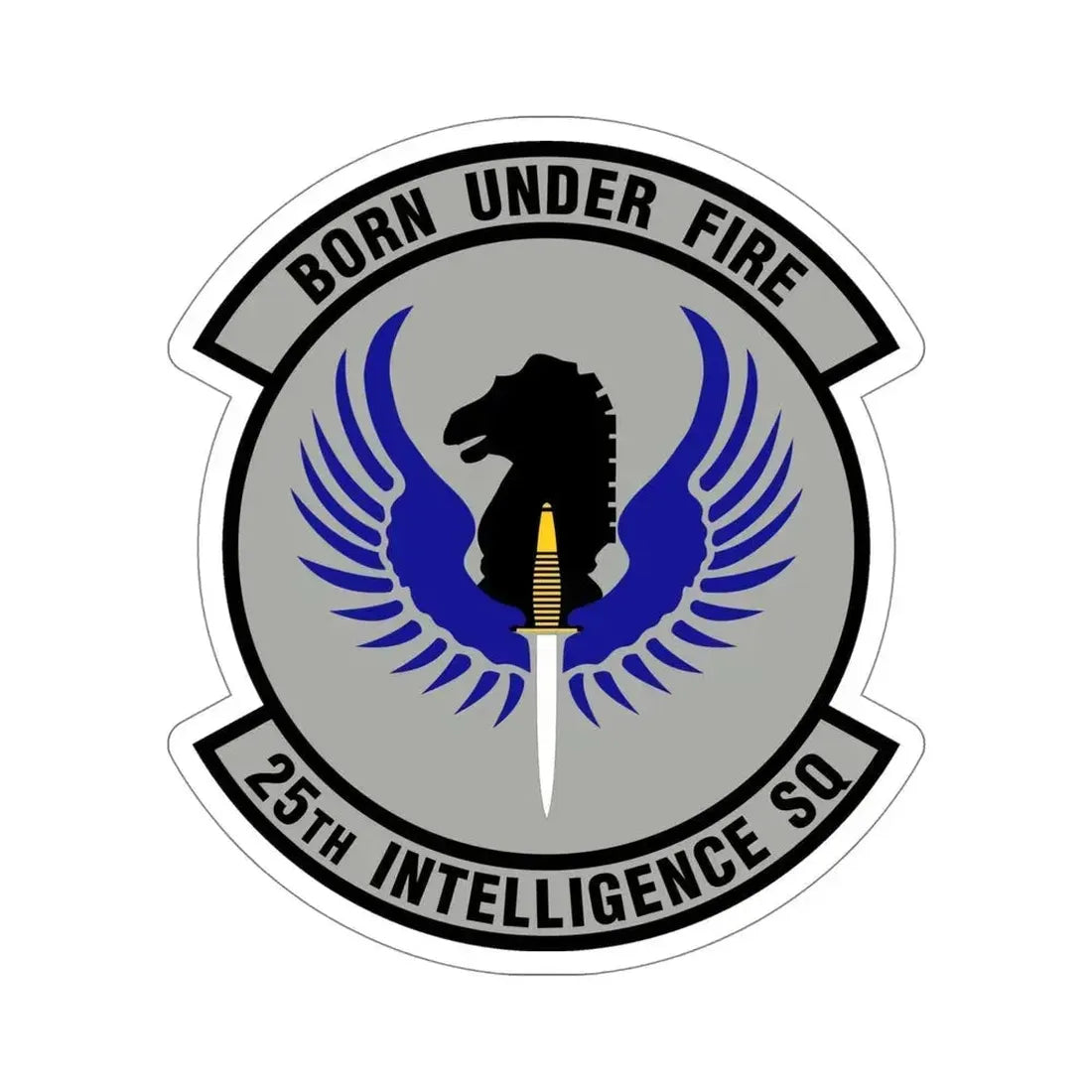 25 Intelligence Squadron AFISRA (U.S. Air Force) STICKER Vinyl Die-Cut Decal 5 Inch - The Sticker Space