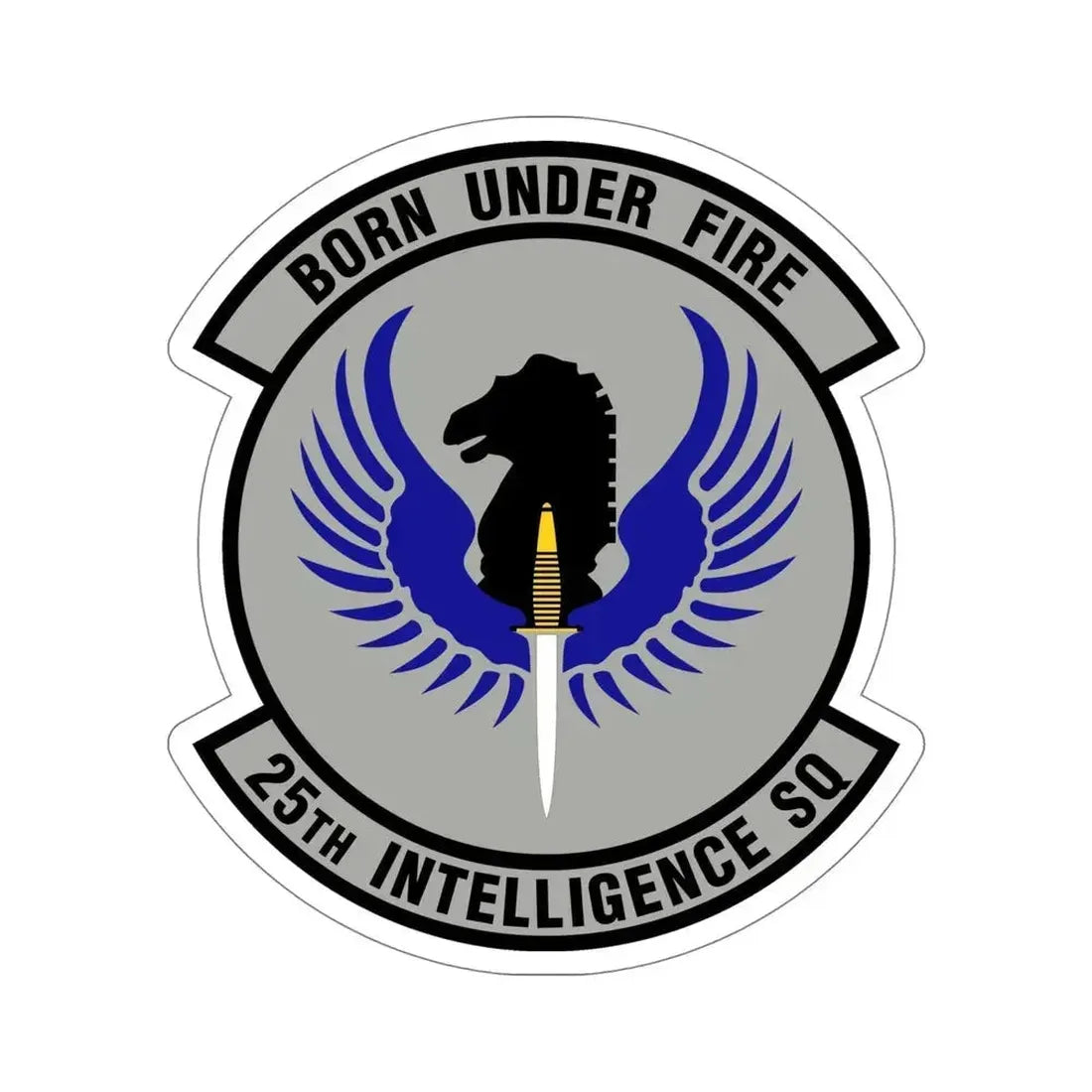 25 Intelligence Squadron AFISRA (U.S. Air Force) STICKER Vinyl Die-Cut Decal 6 Inch - The Sticker Space
