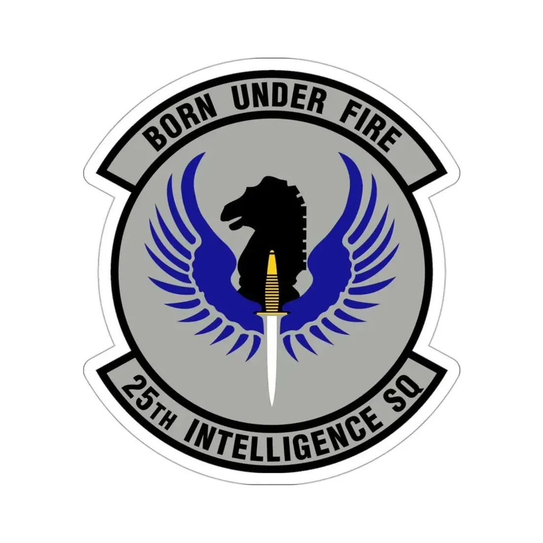 25 Intelligence Squadron AFISRA (U.S. Air Force) STICKER Vinyl Die-Cut Decal - The Sticker Space