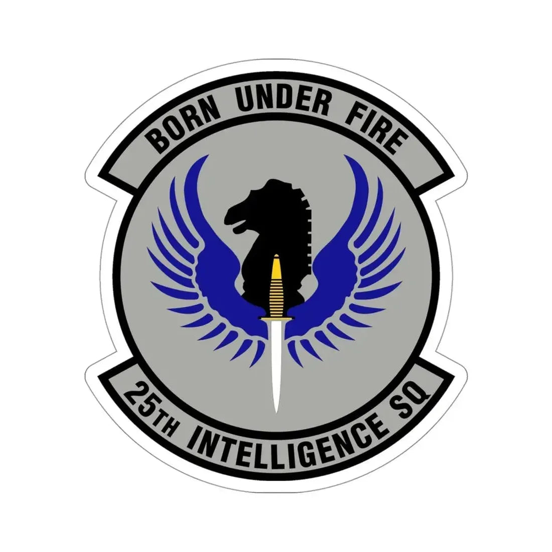 25 Intelligence Squadron AFISRA (U.S. Air Force) STICKER Vinyl Die-Cut Decal - The Sticker Space