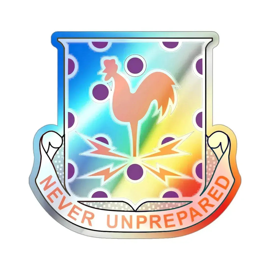 25 Signal Battalion (U.S. Army) Holographic STICKER Die-Cut Vinyl Decal - The Sticker Space