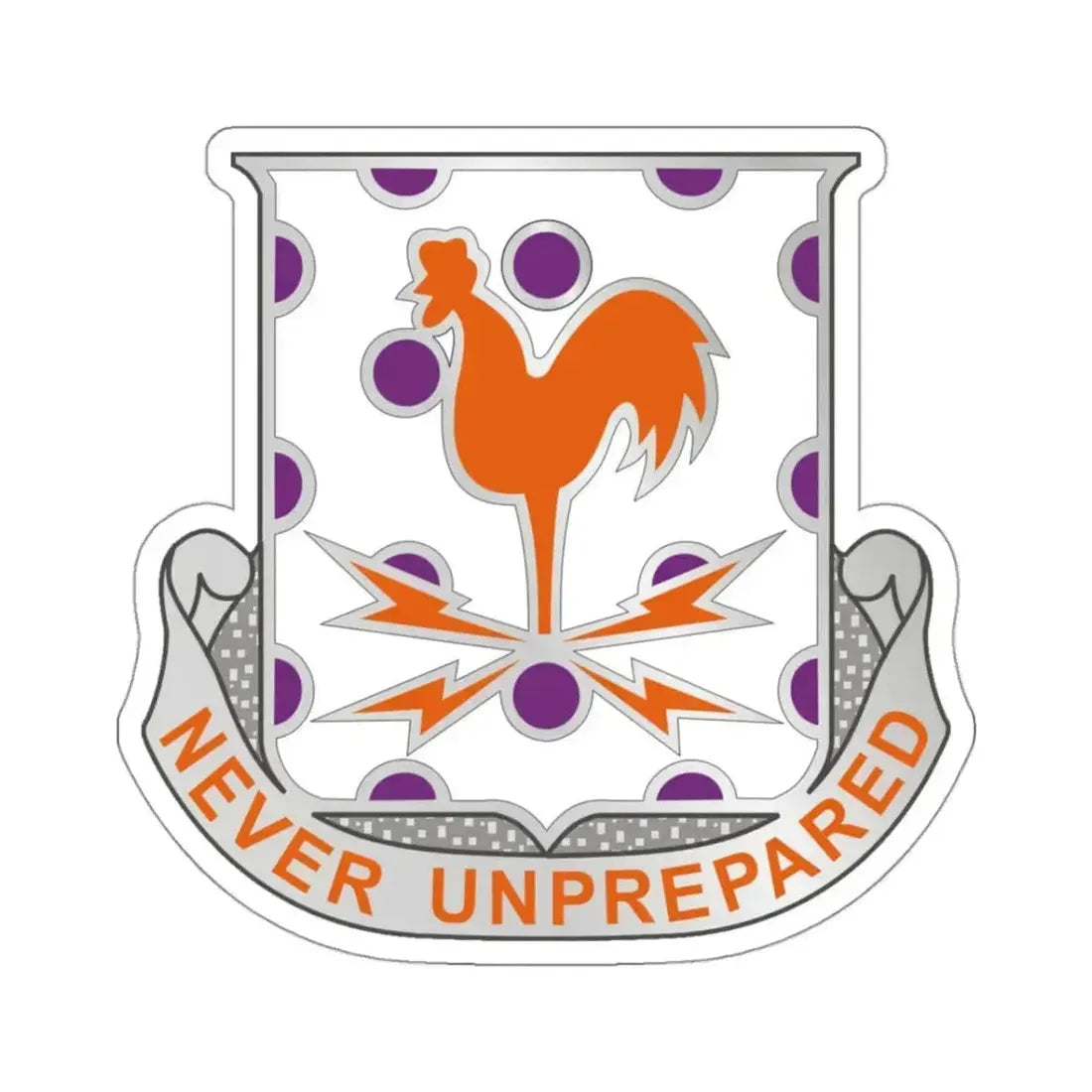 25 Signal Battalion (U.S. Army) STICKER Vinyl Kiss-Cut Decal 3 Inch White - The Sticker Space