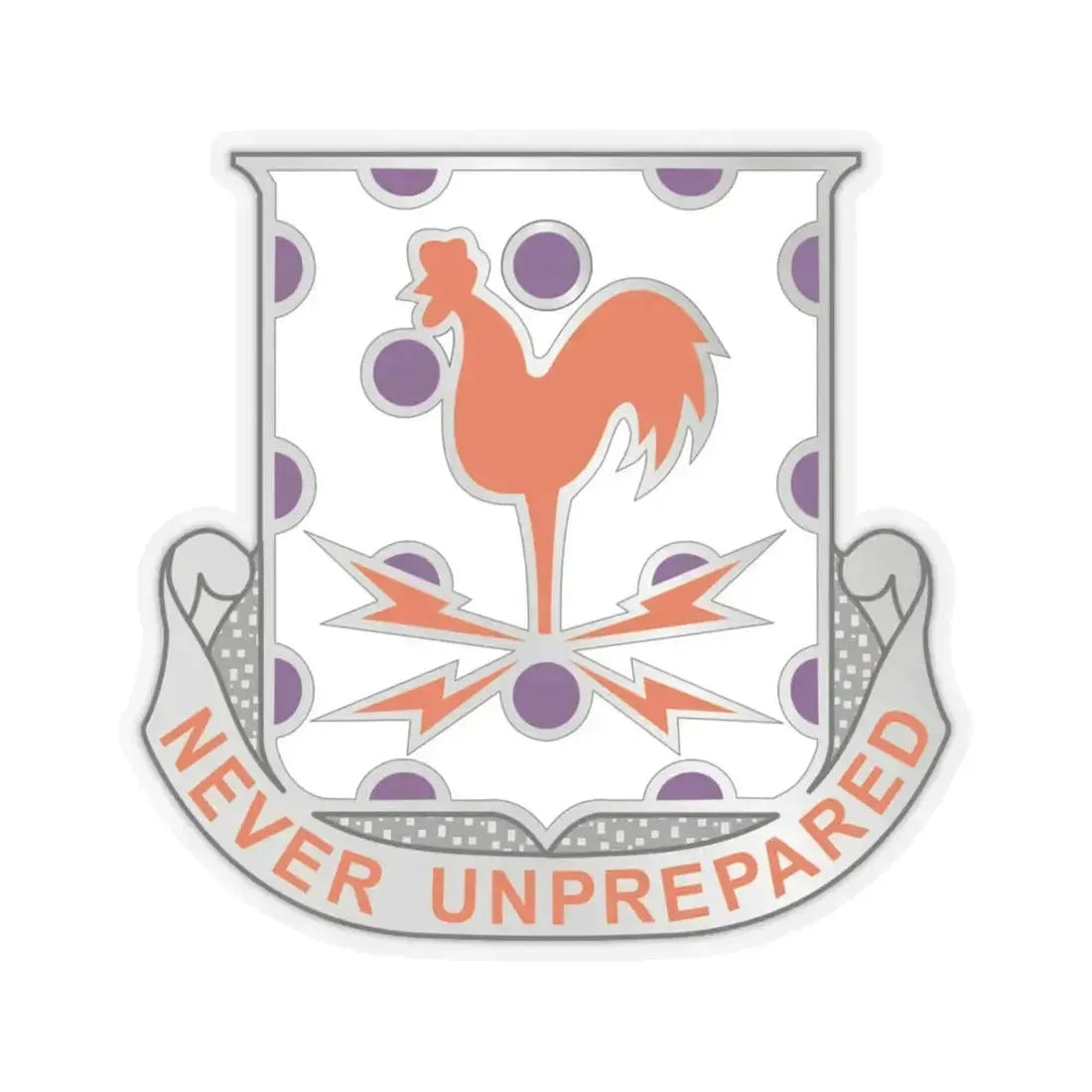 25 Signal Battalion (U.S. Army) STICKER Vinyl Kiss-Cut Decal 6 Inch Transparent - The Sticker Space