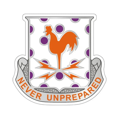 25 Signal Battalion (U.S. Army) STICKER Vinyl Kiss-Cut Decal 6 Inch White - The Sticker Space