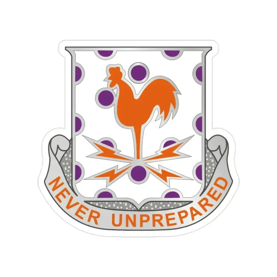 25 Signal Battalion (U.S. Army) Transparent STICKER Die-Cut Vinyl Decal 2 Inch - The Sticker Space