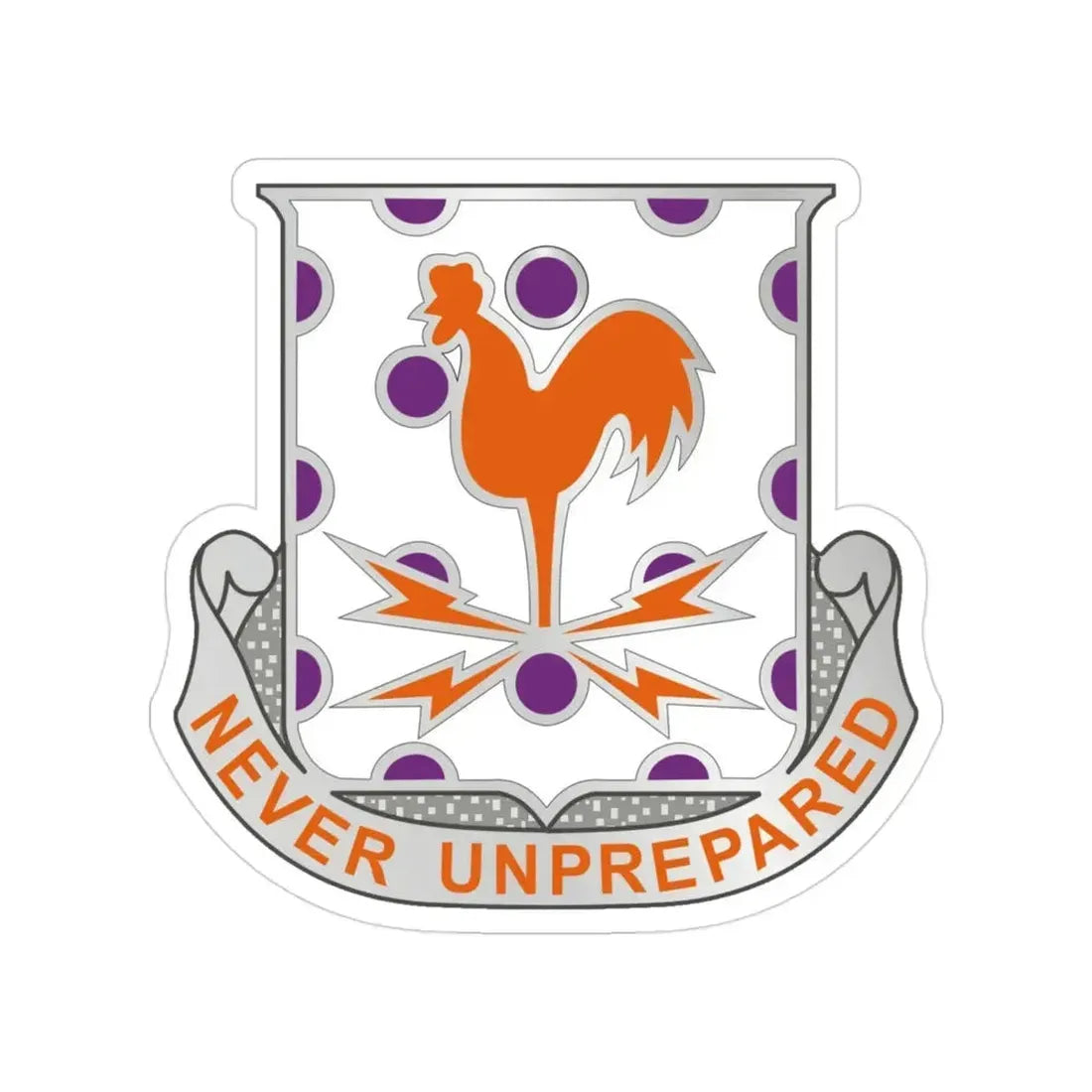 25 Signal Battalion (U.S. Army) Transparent STICKER Die-Cut Vinyl Decal 3 Inch - The Sticker Space