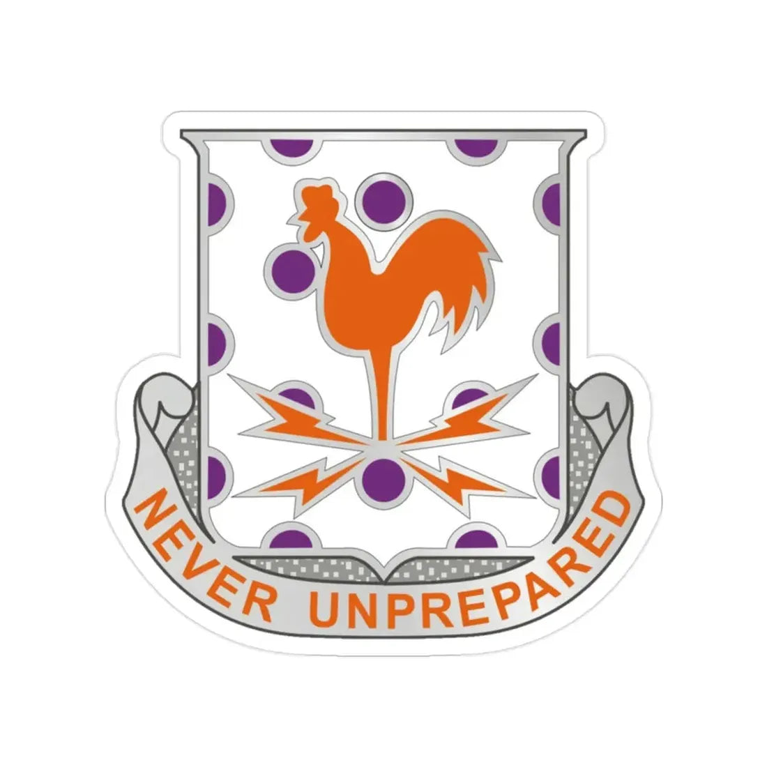 25 Signal Battalion (U.S. Army) Transparent STICKER Die-Cut Vinyl Decal - The Sticker Space