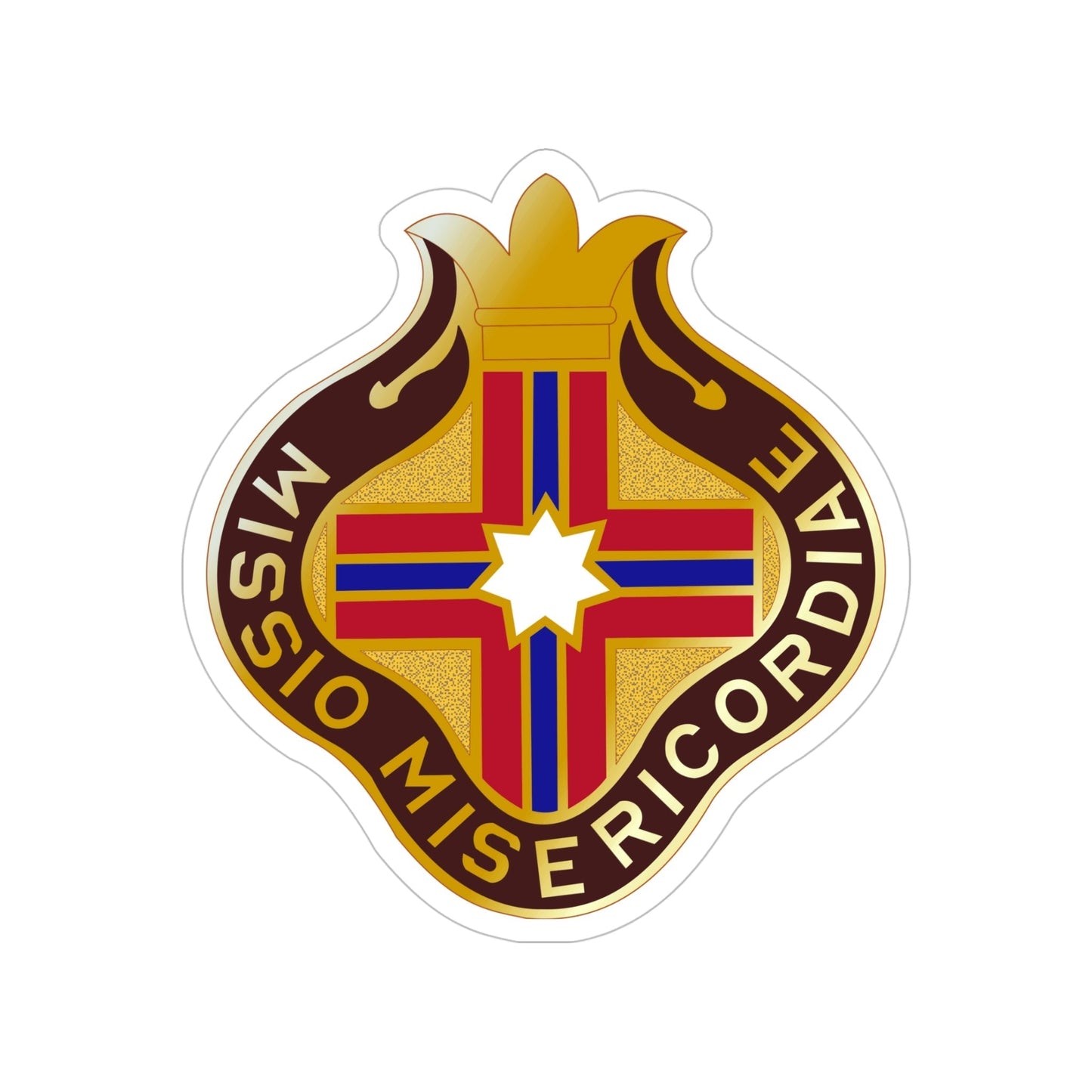 25 Surgical Hospital (U.S. Army) Transparent STICKER Die-Cut Vinyl Decal-5 Inch-The Sticker Space