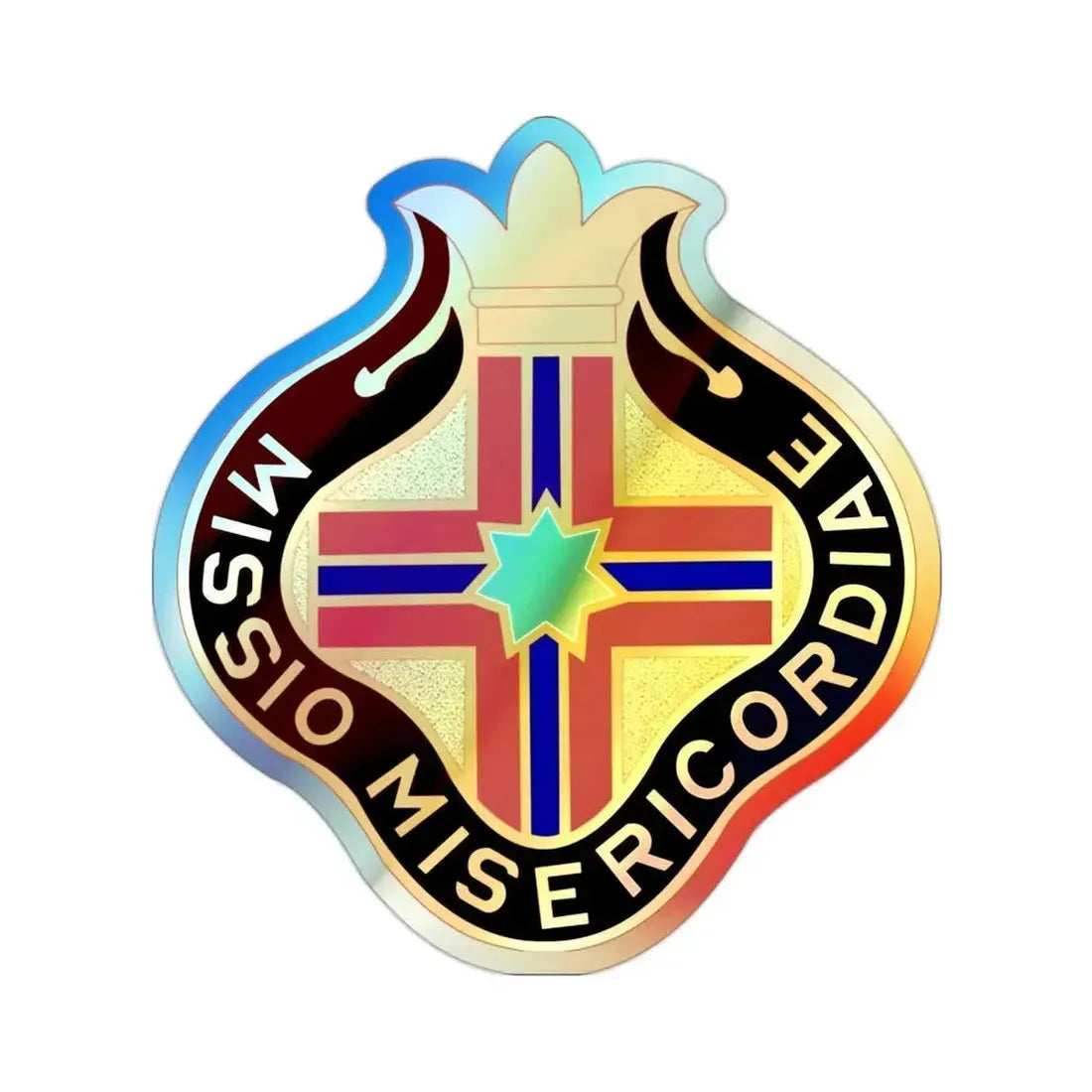 25 Surgical Hospital (U.S. Army) Holographic STICKER Die-Cut Vinyl Decal - The Sticker Space