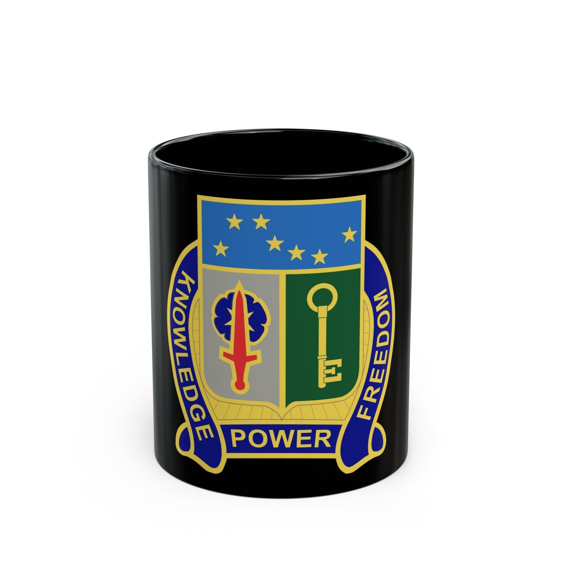 250 Military Intelligence Battalion (U.S. Army) Black Coffee Mug-11oz-The Sticker Space