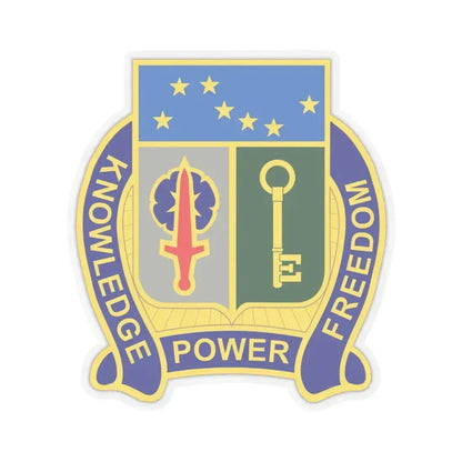 250 Military Intelligence Battalion (U.S. Army) STICKER Vinyl Kiss-Cut Decal 4 Inch Transparent - The Sticker Space