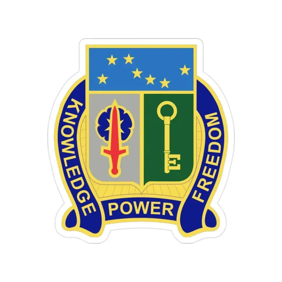 250 Military Intelligence Battalion (U.S. Army) Transparent STICKER Die-Cut Vinyl Decal 2 Inch - The Sticker Space