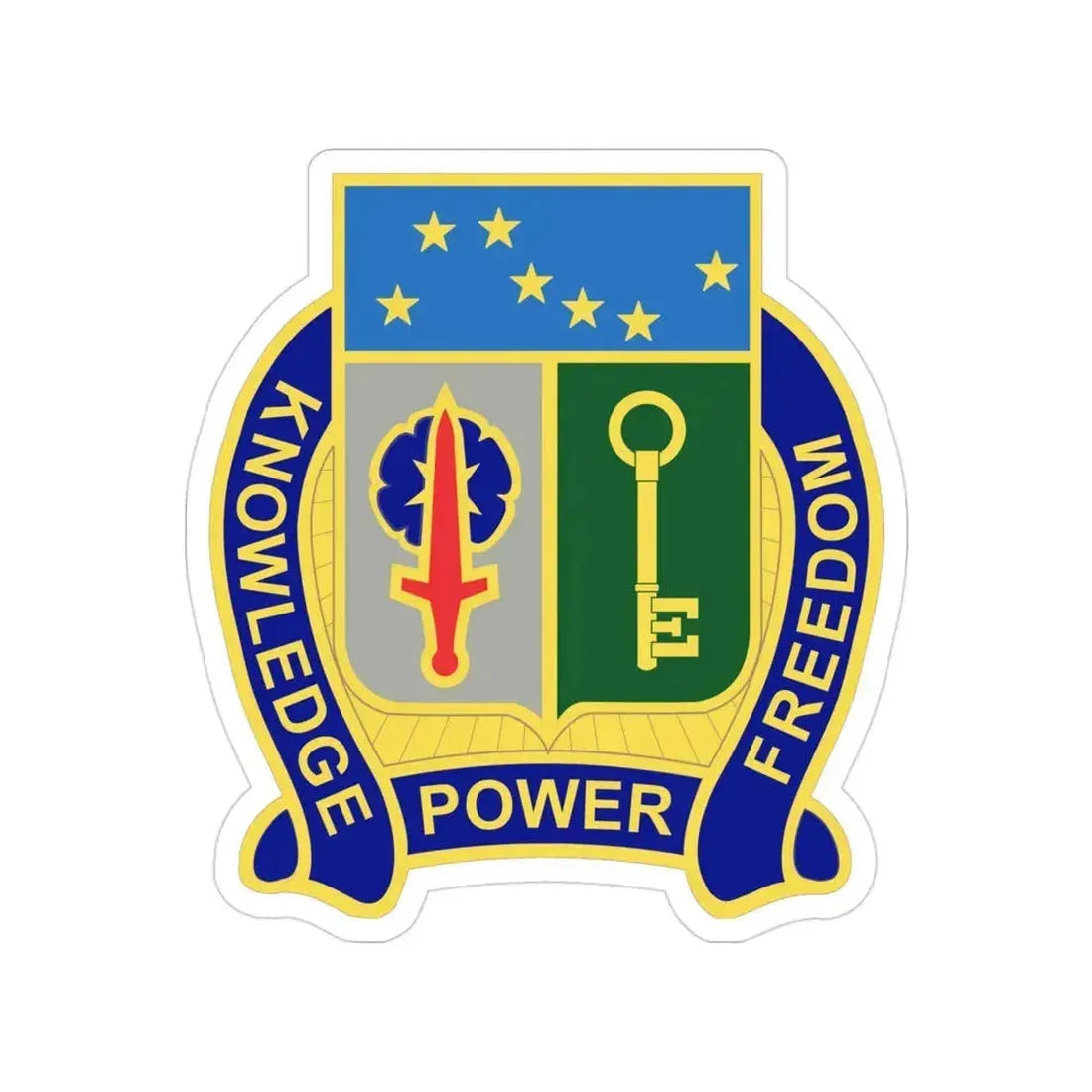 250 Military Intelligence Battalion (U.S. Army) Transparent STICKER Die-Cut Vinyl Decal - The Sticker Space