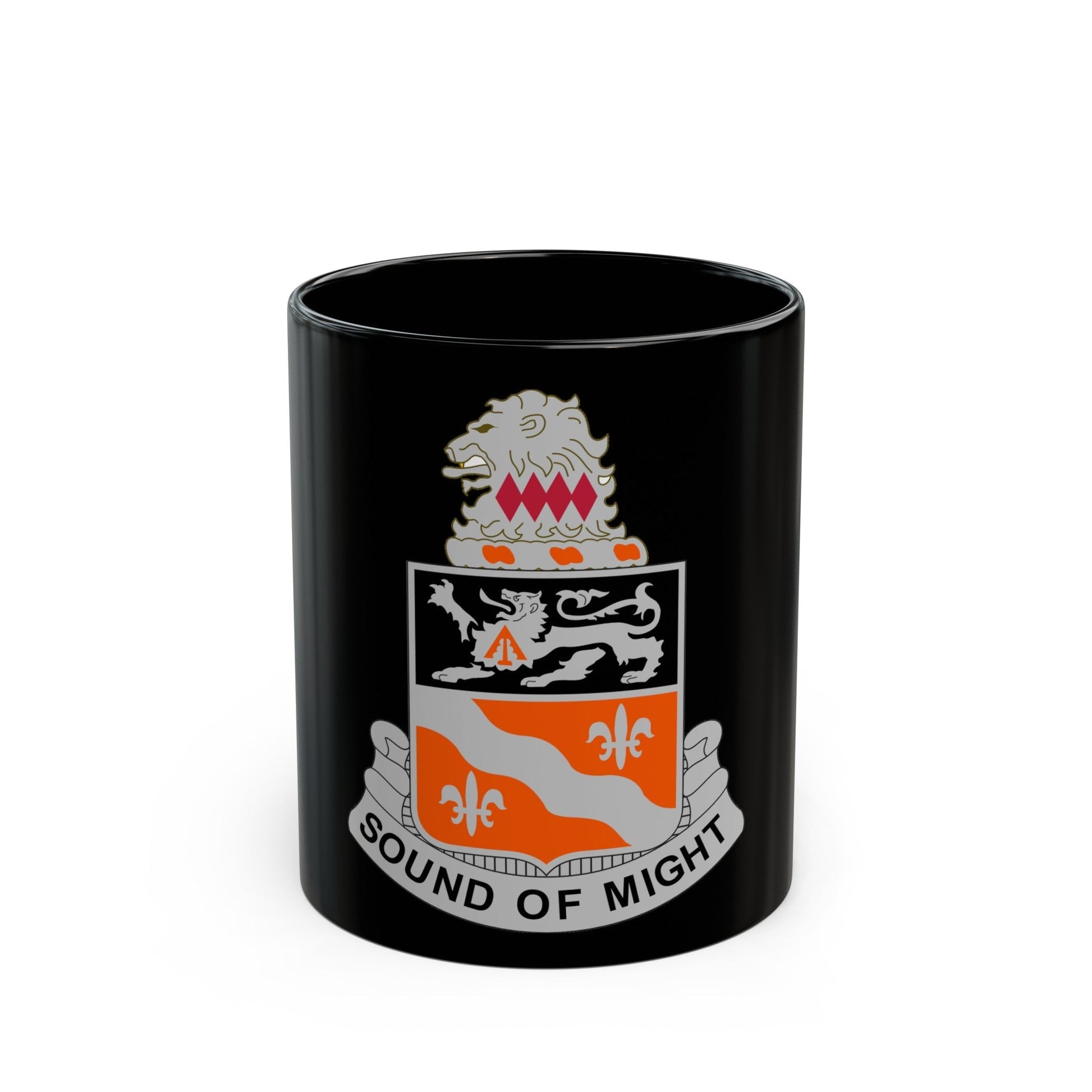 250 Signal Battalion (U.S. Army) Black Coffee Mug-11oz-The Sticker Space