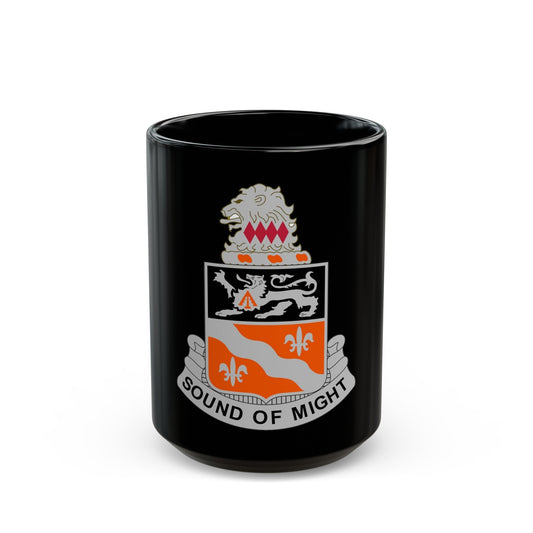 250 Signal Battalion (U.S. Army) Black Coffee Mug-15oz-The Sticker Space