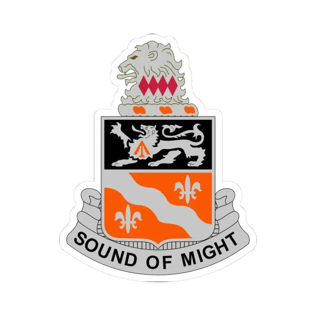 250 Signal Battalion (U.S. Army) STICKER Vinyl Kiss-Cut Decal 3 Inch White - The Sticker Space