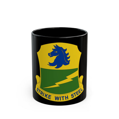 250 Tank Battalion (U.S. Army) Black Coffee Mug-11oz-The Sticker Space