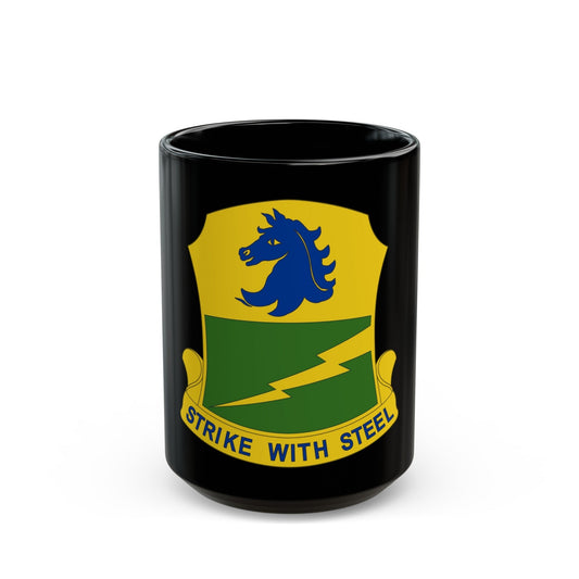 250 Tank Battalion (U.S. Army) Black Coffee Mug-15oz-The Sticker Space