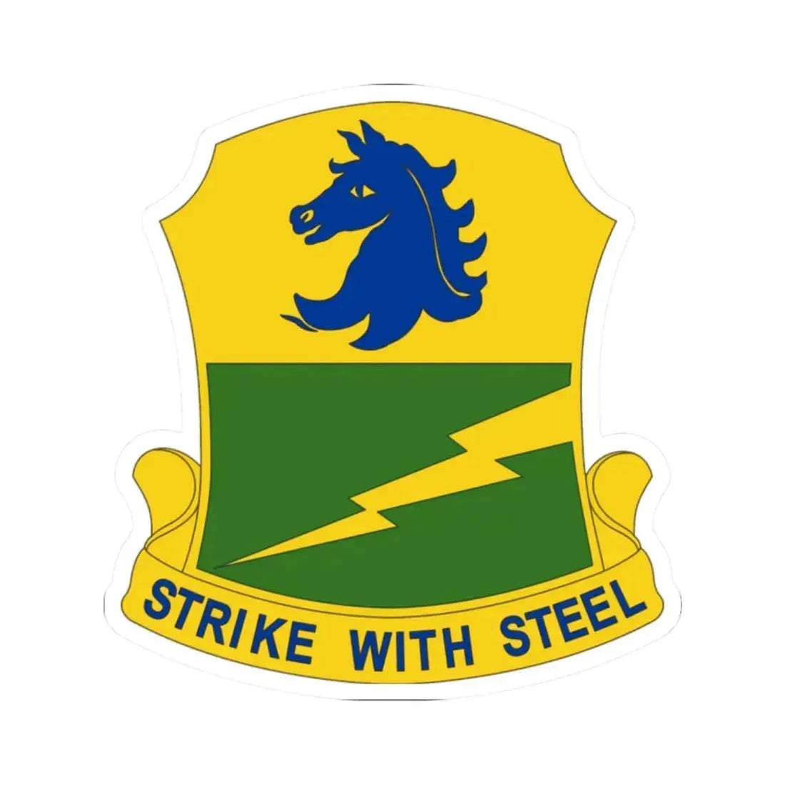 250 Tank Battalion (U.S. Army) STICKER Vinyl Kiss-Cut Decal 2 Inch White - The Sticker Space