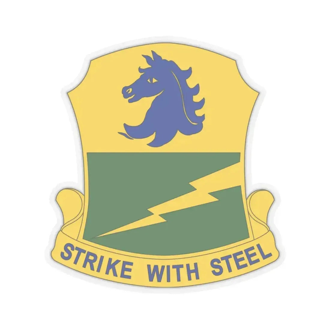 250 Tank Battalion (U.S. Army) STICKER Vinyl Kiss-Cut Decal 4 Inch Transparent - The Sticker Space