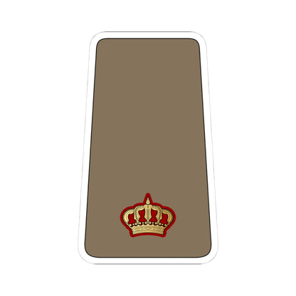 10. KLF MAJ (Kuwait) (Military Rank) STICKER Vinyl Kiss-Cut Decal