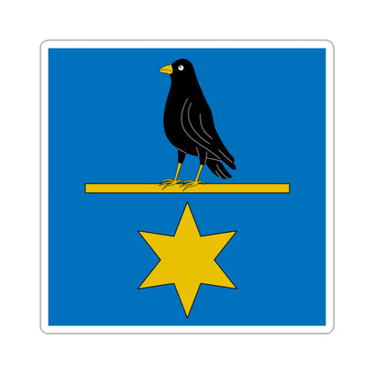 Flag of Denis Theurillat (Switzerland) STICKER Vinyl Kiss-Cut Decal