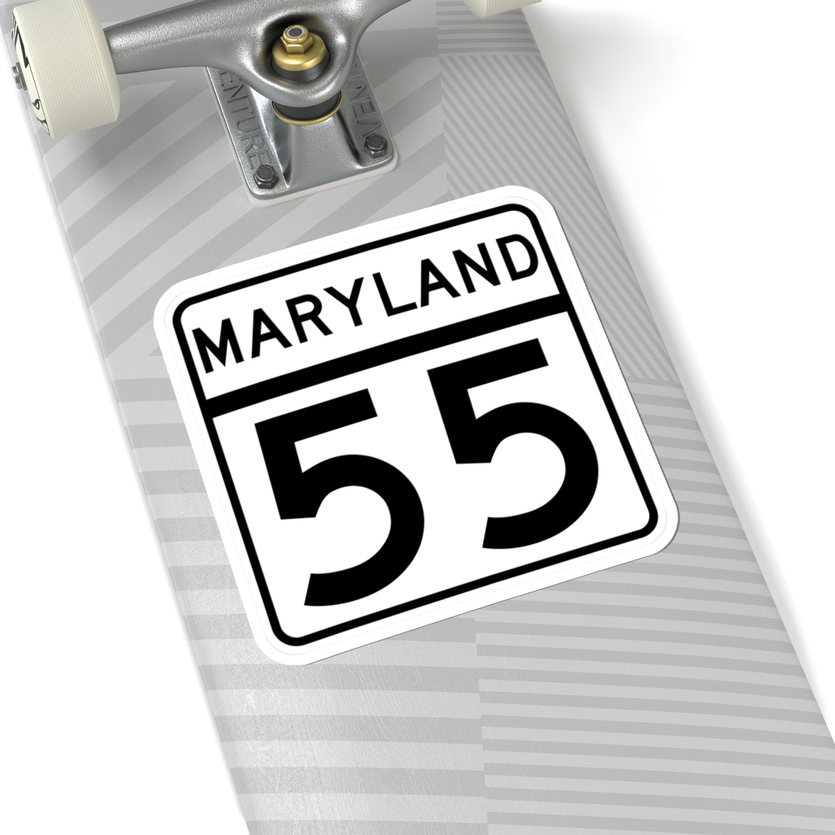 MD Route 55 (Maryland) (Road Sign) STICKER Vinyl Kiss-Cut Decal