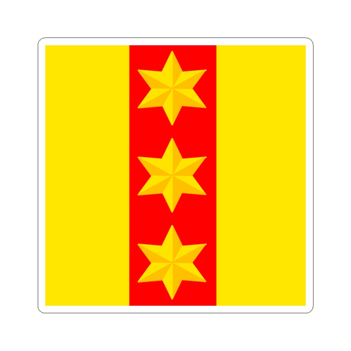 CHE Tobel ZH Flag (Switzerland) STICKER Vinyl Kiss-Cut Decal