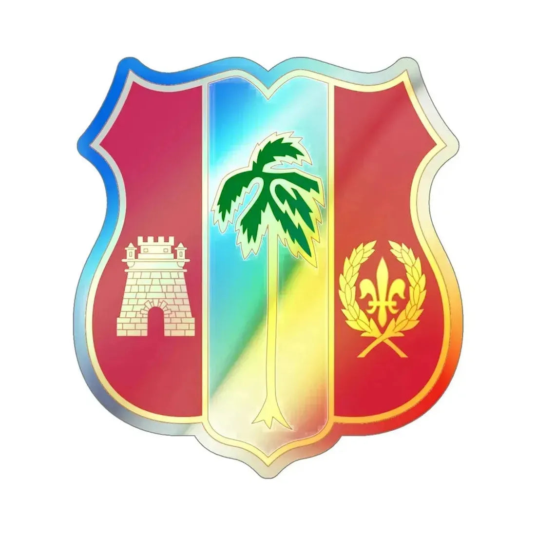 250th Air Defense Artillery Regiment (U.S. Army) Holographic STICKER Die-Cut Vinyl Decal 5 Inch Holographic - The Sticker Space