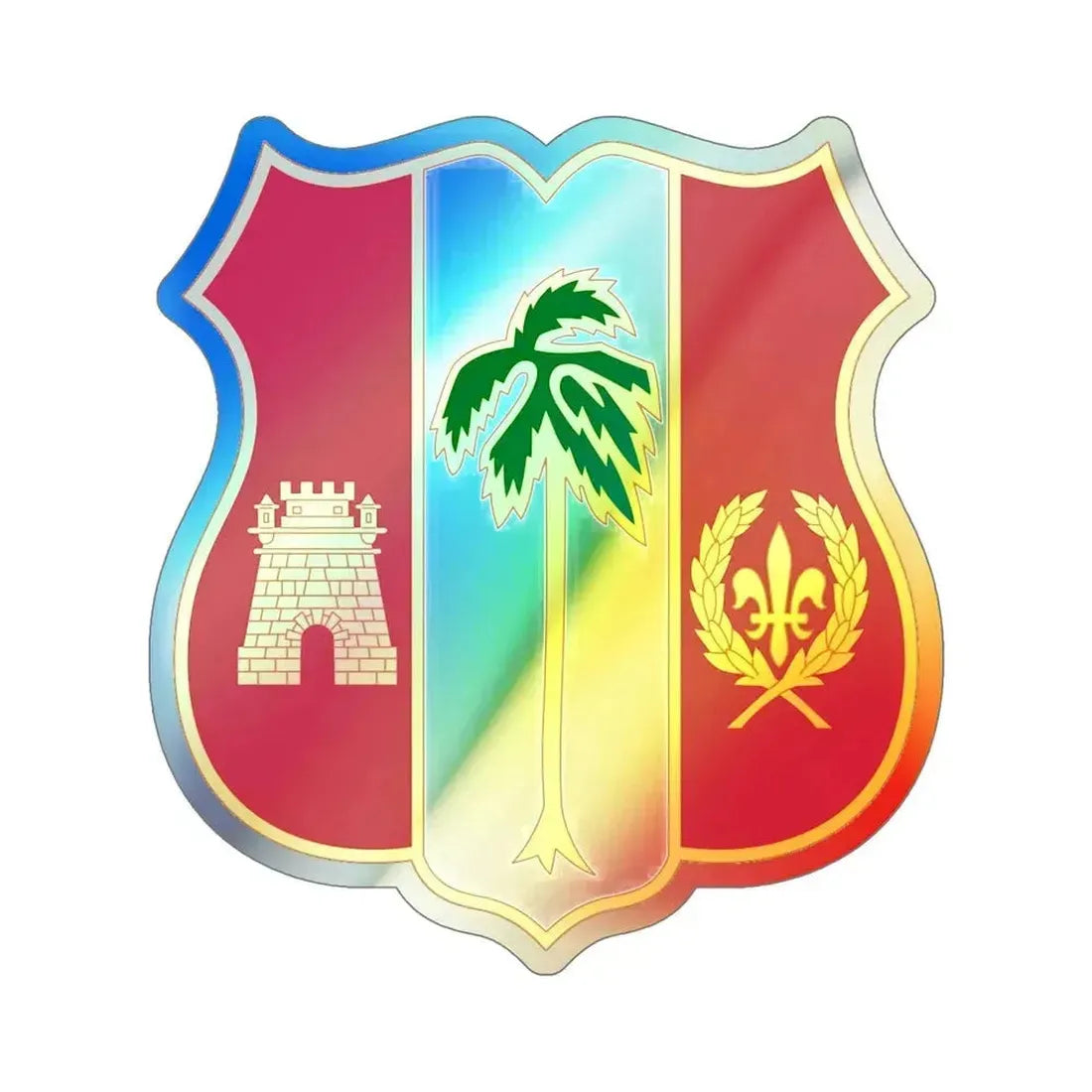 250th Air Defense Artillery Regiment (U.S. Army) Holographic STICKER Die-Cut Vinyl Decal 6 Inch Holographic - The Sticker Space