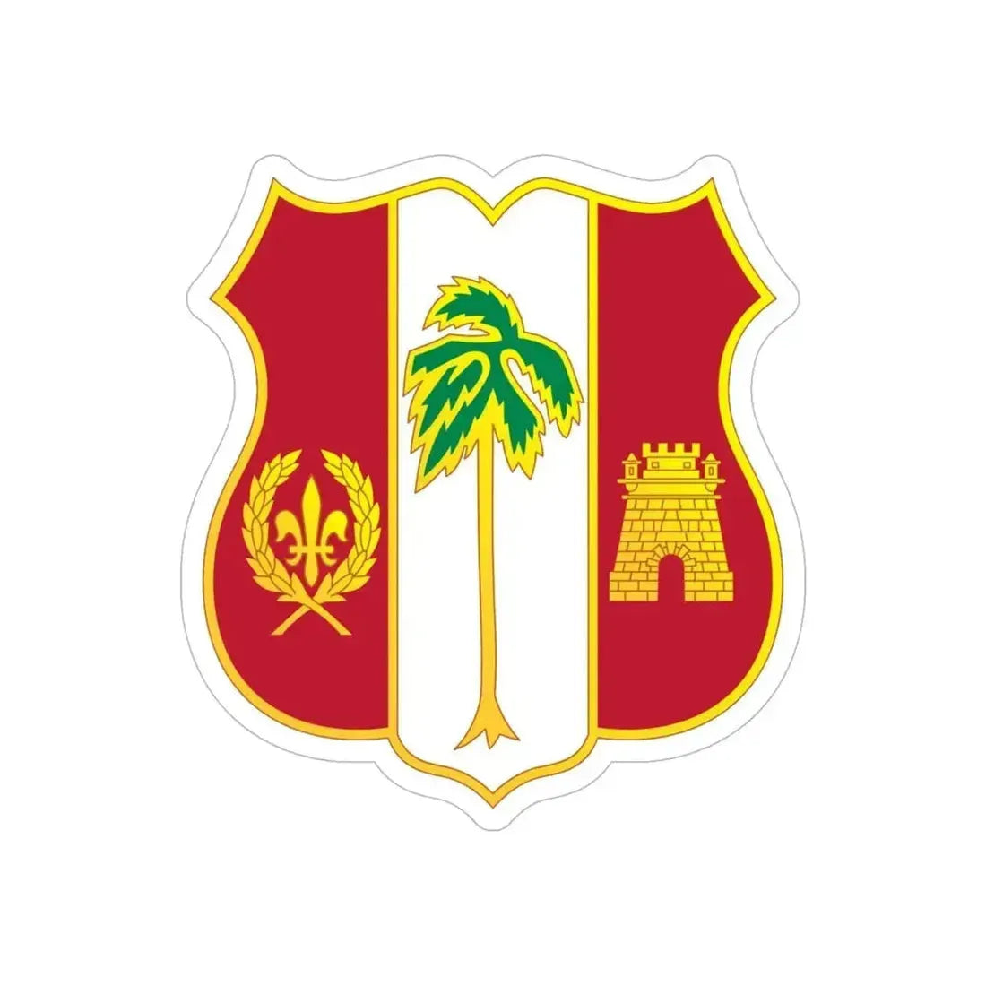 250th Air Defense Artillery Regiment (U.S. Army) REVERSE PRINT Transparent Die-Cut STICKER 6 Inch Die-Cut Transparent - The Sticker Space