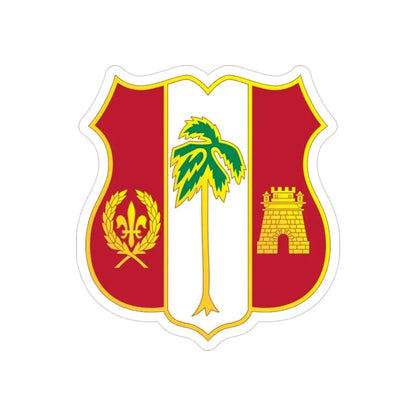 250th Air Defense Artillery Regiment (U.S. Army) REVERSE PRINT Transparent Die-Cut STICKER - The Sticker Space