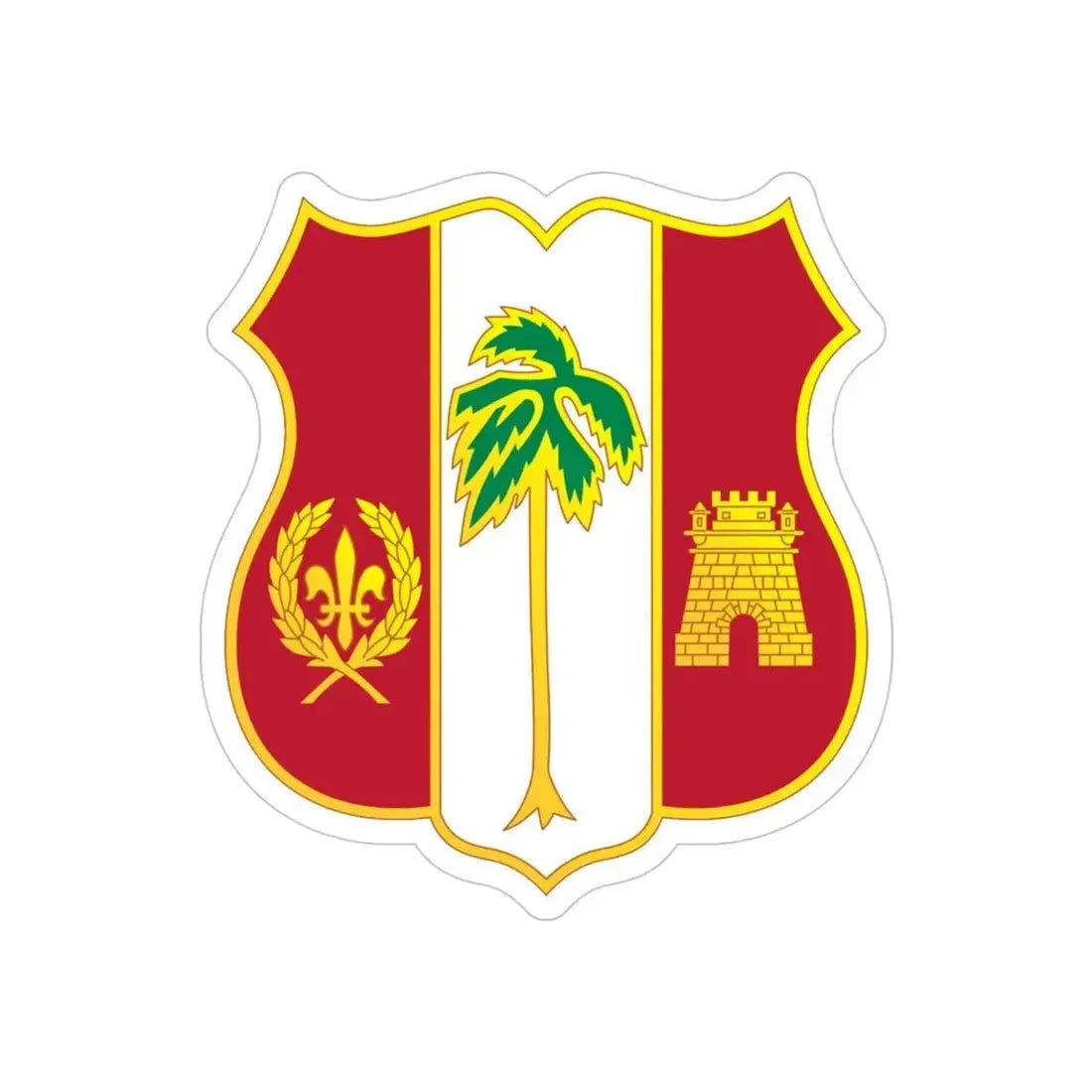 250th Air Defense Artillery Regiment (U.S. Army) REVERSE PRINT Transparent Die-Cut STICKER - The Sticker Space