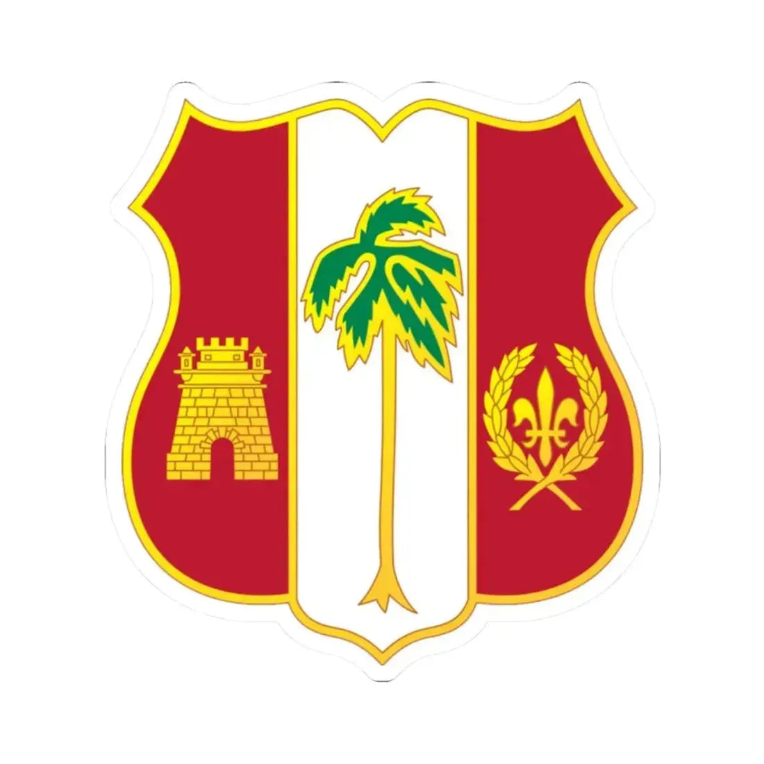 250th Air Defense Artillery Regiment (U.S. Army) STICKER Vinyl Kiss-Cut Decal 2 Inch White - The Sticker Space