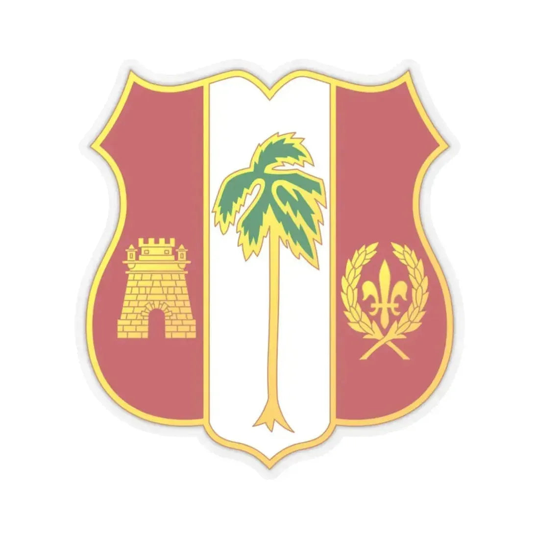 250th Air Defense Artillery Regiment (U.S. Army) STICKER Vinyl Kiss-Cut Decal 4 Inch Transparent - The Sticker Space