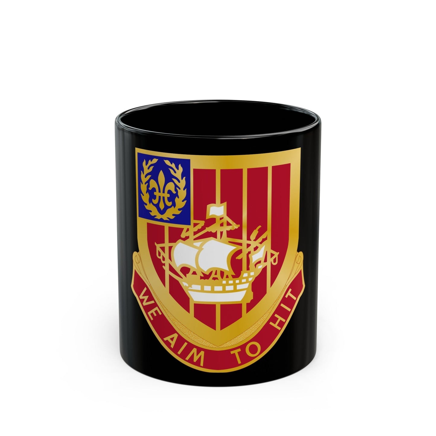 251 Air Defense Artillery Regiment (U.S. Army) Black Coffee Mug-11oz-The Sticker Space