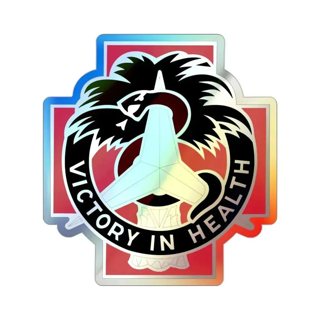 251 Evacuation Hospital (U.S. Army) Holographic STICKER Die-Cut Vinyl Decal - The Sticker Space