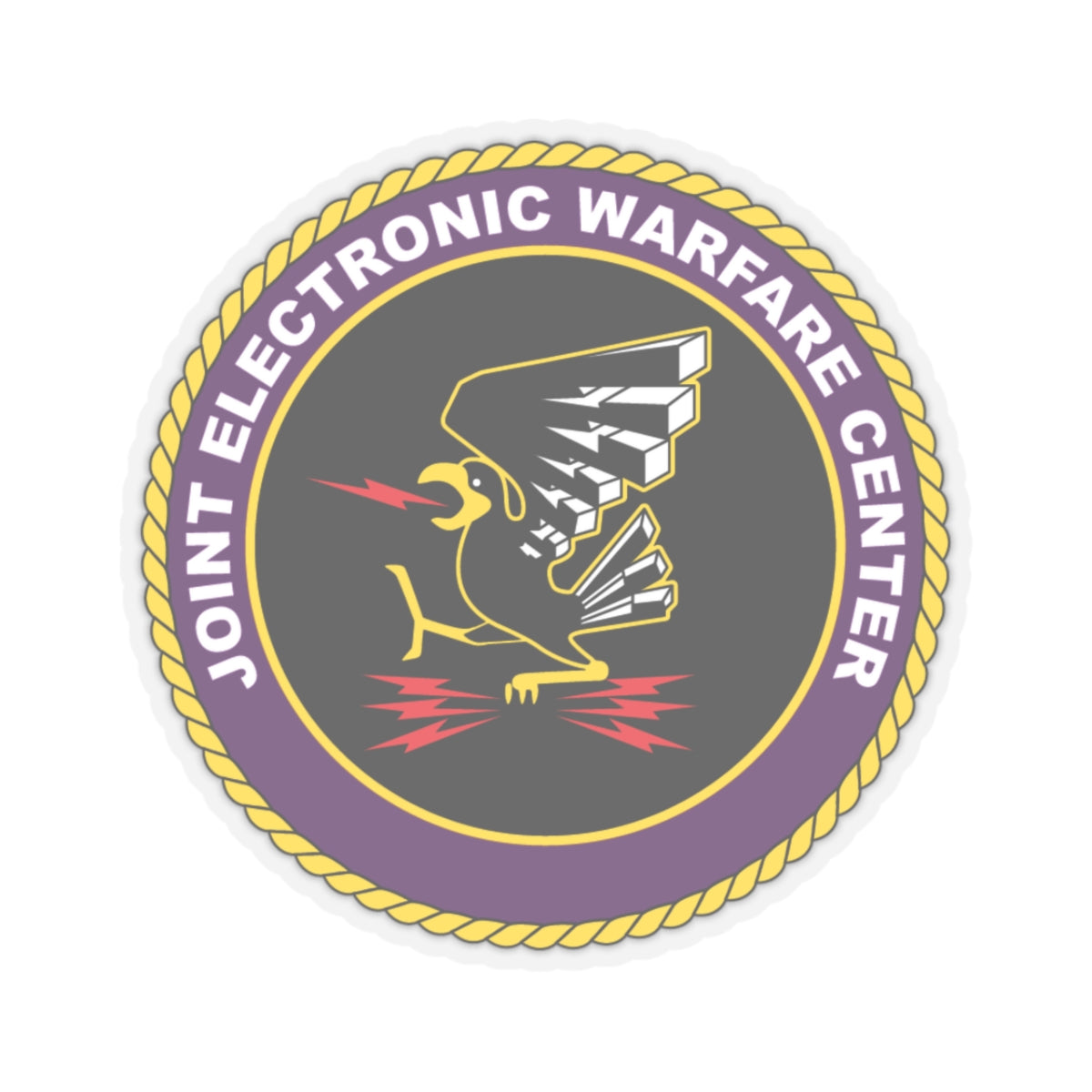 Joint Electronic Warfare Center JEWC (U.S. Air Force) STICKER Vinyl Kiss-Cut Decal