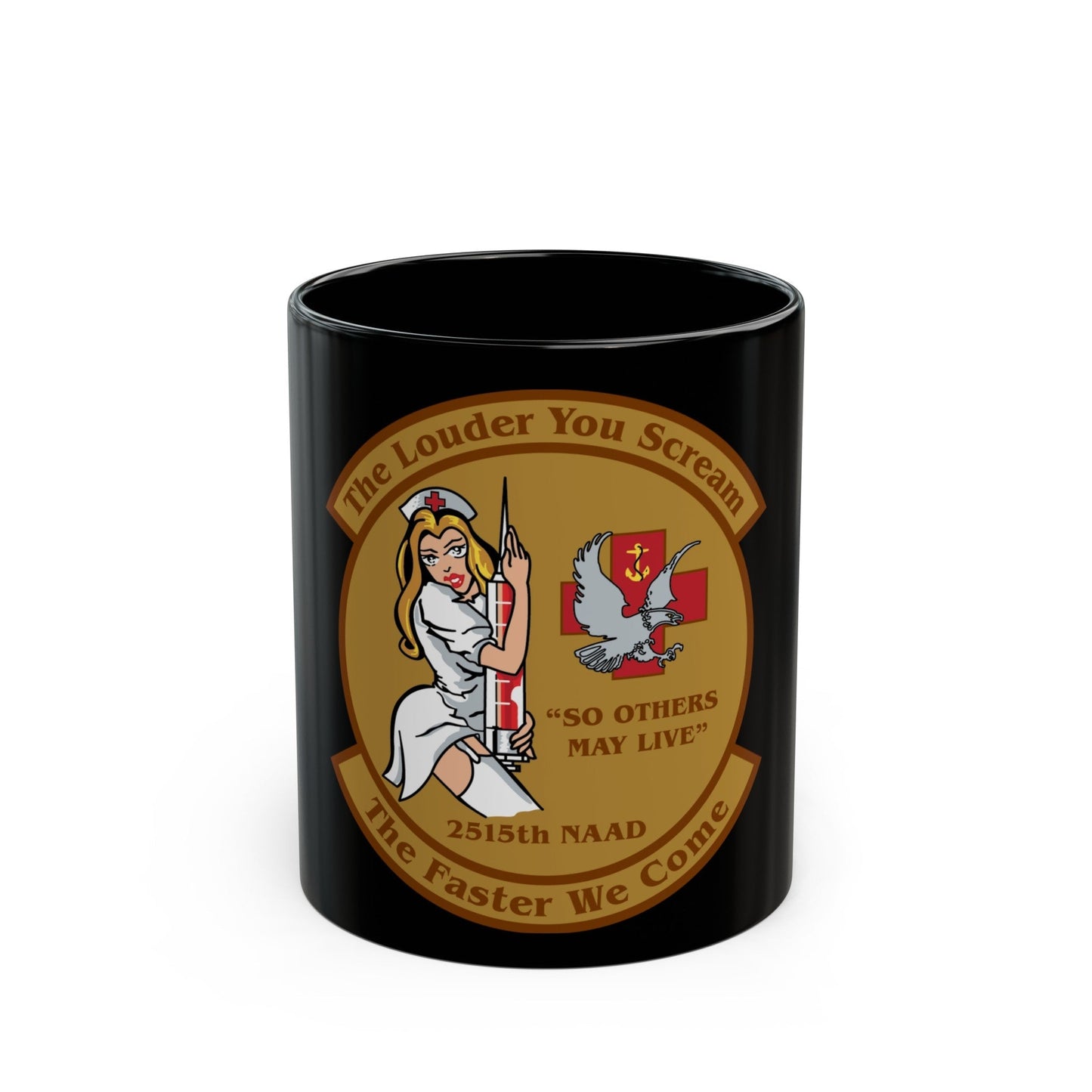 2515 NAAD TLYS TFWC (U.S. Navy) Black Coffee Mug-11oz-The Sticker Space