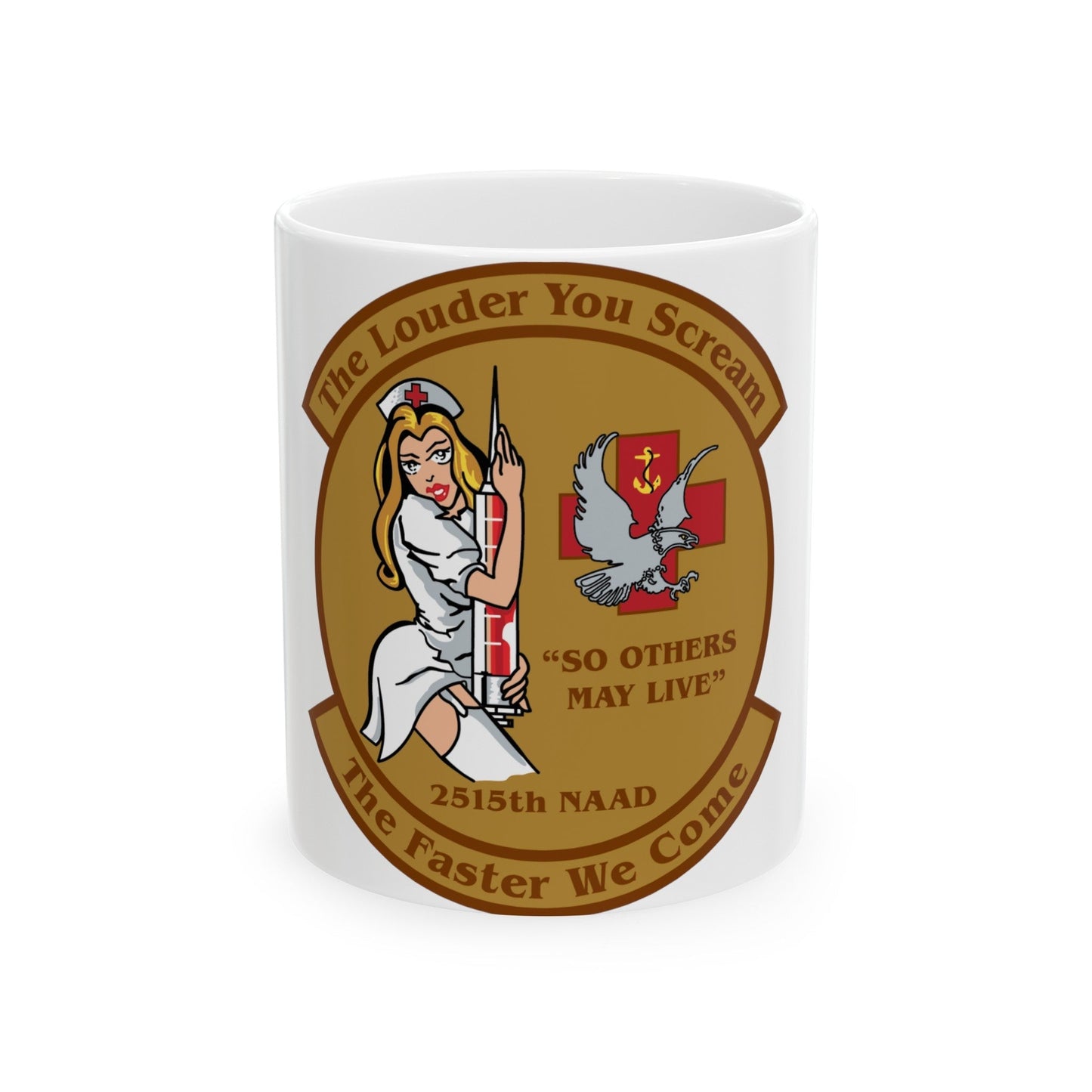 2515 NAAD TLYS TFWC (U.S. Navy) White Coffee Mug-11oz-The Sticker Space