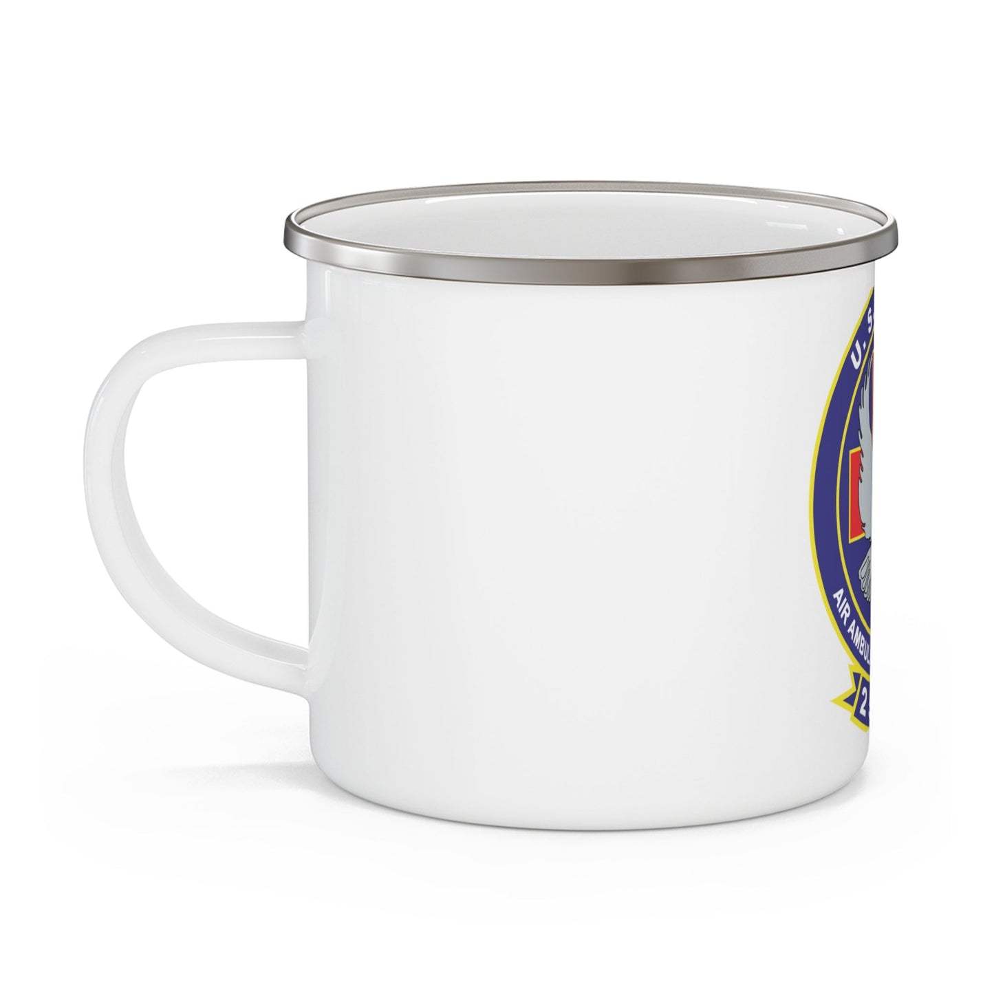 2515th AAD alt (U.S. Navy) Enamel Mug 12oz-12oz-The Sticker Space