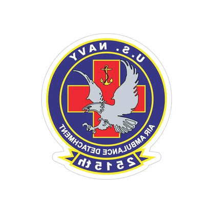 2515th AAD alt (U.S. Navy) REVERSE PRINT Transparent Die-Cut STICKER - The Sticker Space