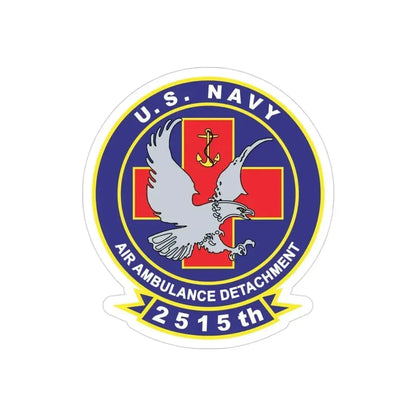 2515th AAD alt (U.S. Navy) Transparent STICKER Die-Cut Vinyl Decal 3 Inch Transparent - The Sticker Space