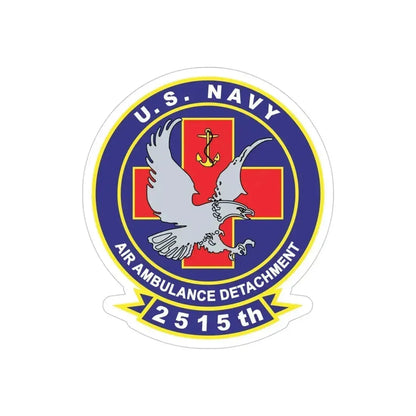 2515th AAD alt (U.S. Navy) Transparent STICKER Die-Cut Vinyl Decal 4 Inch Transparent - The Sticker Space