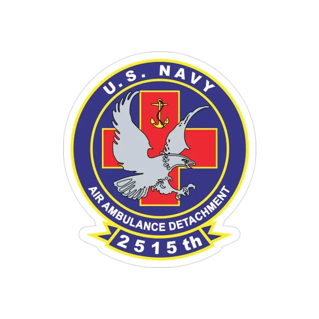 2515th AAD alt (U.S. Navy) Transparent STICKER Die-Cut Vinyl Decal - The Sticker Space