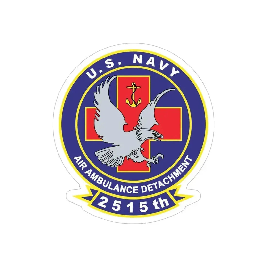2515th AAD alt (U.S. Navy) Transparent STICKER Die-Cut Vinyl Decal - The Sticker Space